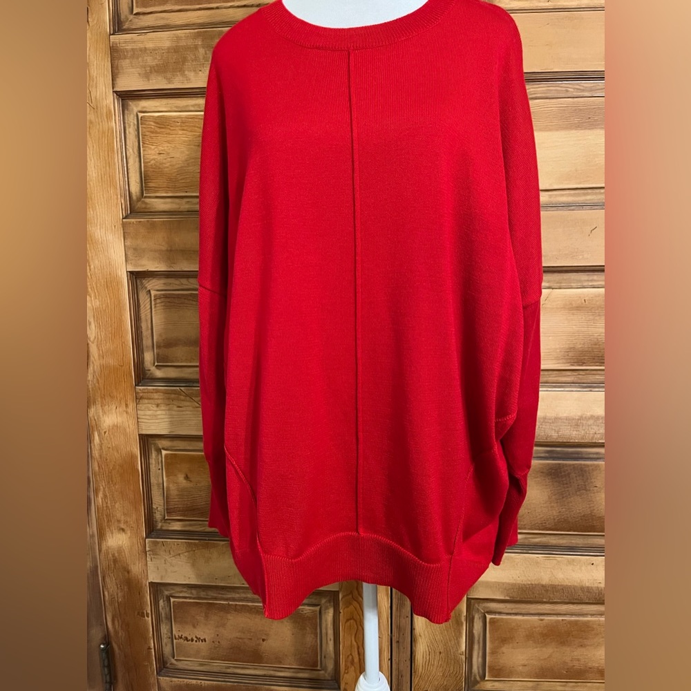 Worthington Women’s Red Crew Neck Sweater XL